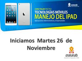 Taller práctico de aplicaciones para IPad y IPhone