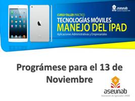 Taller práctico Aplicaciones en el IPAD y el IPHONE.