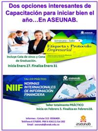 Próxima semana en ASEUNAB.