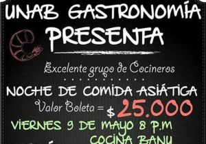 Noche de comida asiática
