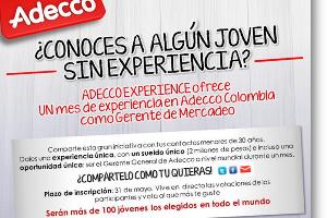 Adecco busca Gerente de Mercadeo por un mes