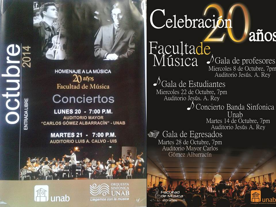 ORQUESTA SINFÓNICA UNAB – GALA ESTUDIANTES FACULTAD DE MÚSICA