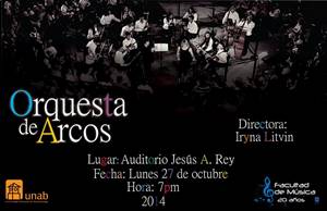 Concierto Orquesta de Arcos  UNAB