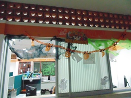 GALERIA DECORACIONES HALLOWEEN UNAB 2014