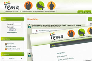 Actualización de la plataforma Moodle que soporta la estrategia TEMA