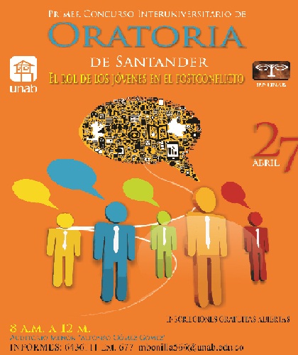 Primer Concurso Interuniversitario de Oratoria de Santander
