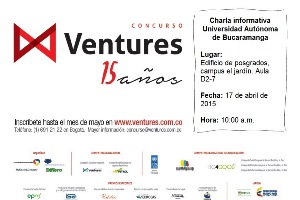 Charla informativa: convocatoria Ventures 2015