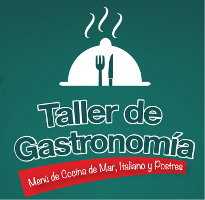 Menú de cocina de mar, italiano y postres