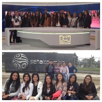 Estudiantes visitaron medios de comunicación
