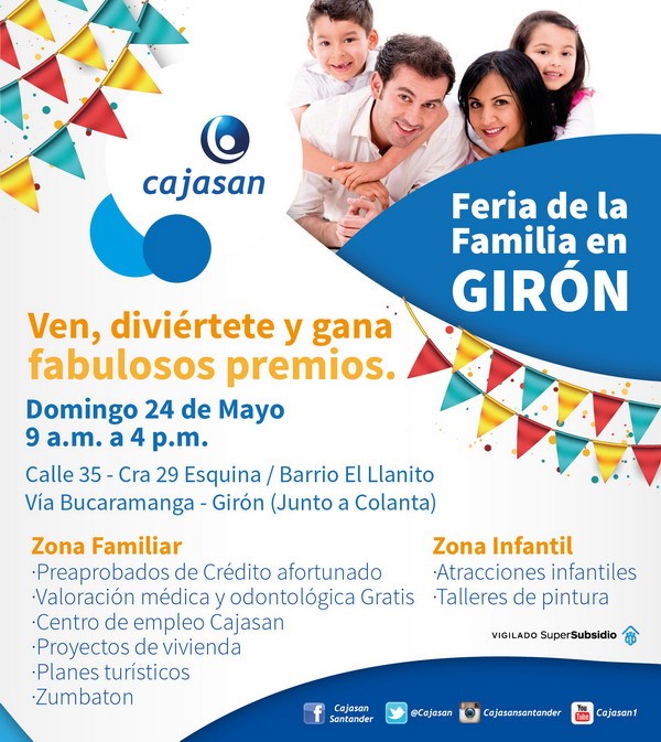 Feria de la Familia CAJASAN – Girón