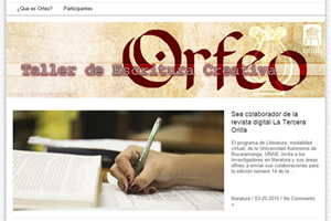 Orfeo, blog de literatura creativa