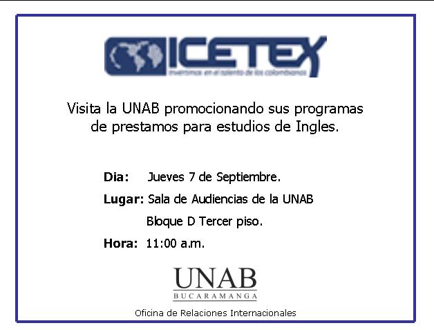 ICETEX visita la UNAB