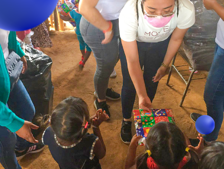 Unab entregó 500 juguetes a la comunidad Wayúu