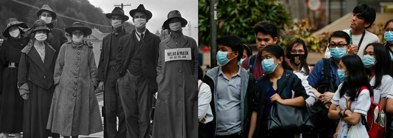El tramo cultural entre pandemias: 100 años de separación
