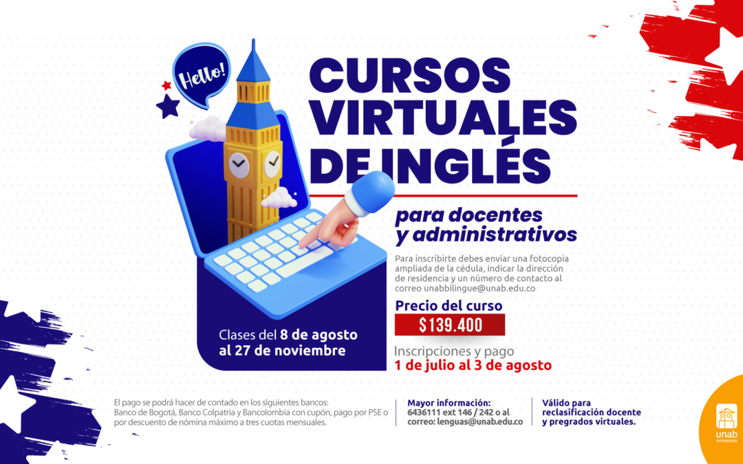 UNAB Bilingüe-Curso Virtual de inglés para docentes y administrativos