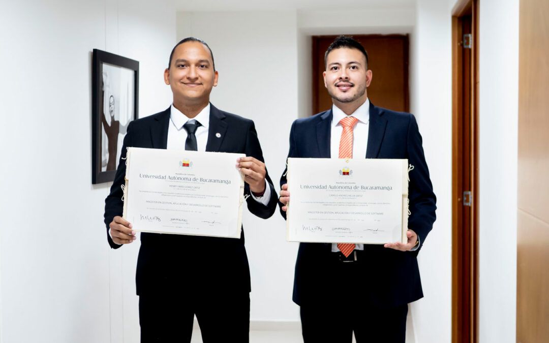 Primeros magísteres en Gestión, Aplicación y Desarrollo de Software de UNAB Bogotá