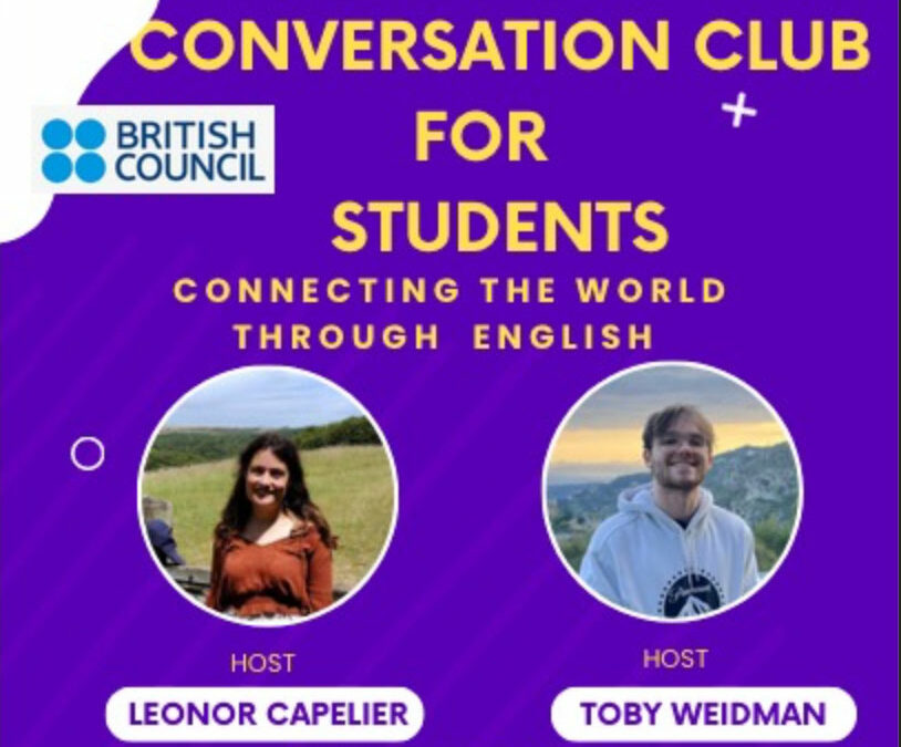 Club conversacional de inglés para estudiantes: nuevas fechas y horarios