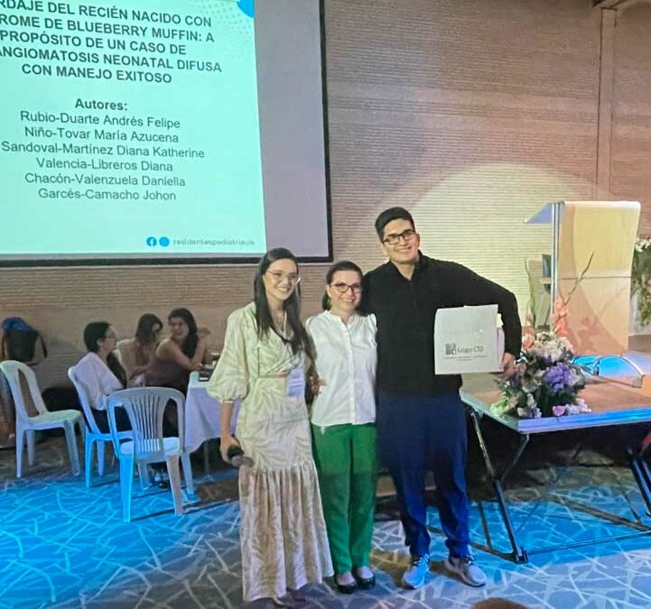 Estudiante de posgrado y médicos UNAB lograron primer y segundo puesto en el Congreso de Residentes de Pediatría