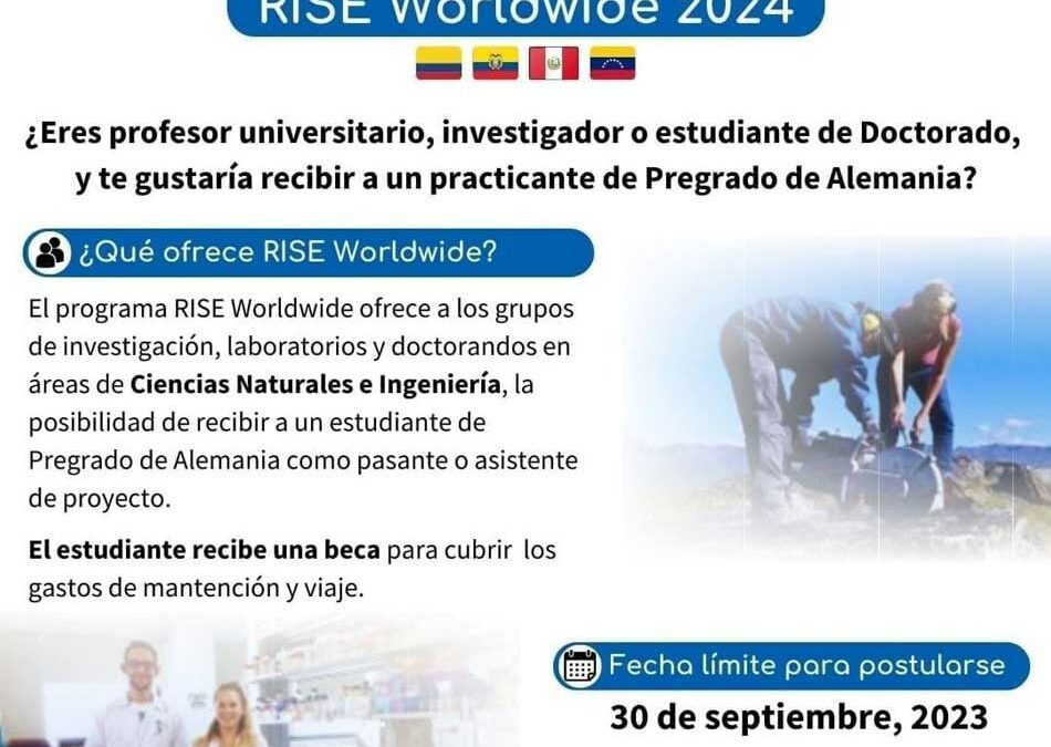 Convocatoria Rise Worldwide 2024 abre pronto