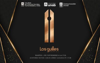 Comunicación Social UNAB prepara una nueva edición de los Premios Guilles