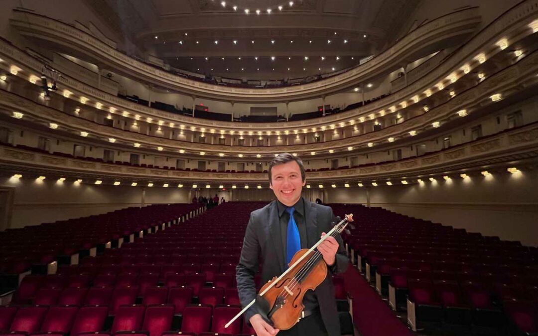 Graduado UNAB es nuevo miembro de la Orquesta Sinfónica Nacional de Colombia