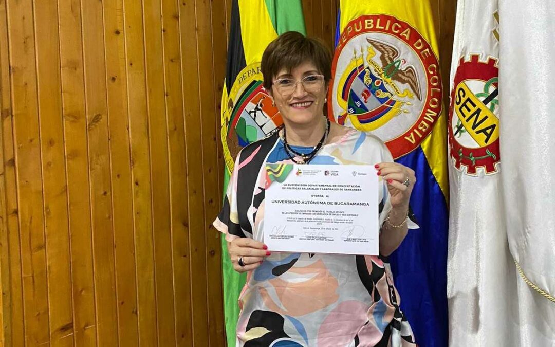 UNAB recibe reconocimiento por promover el trabajo digno