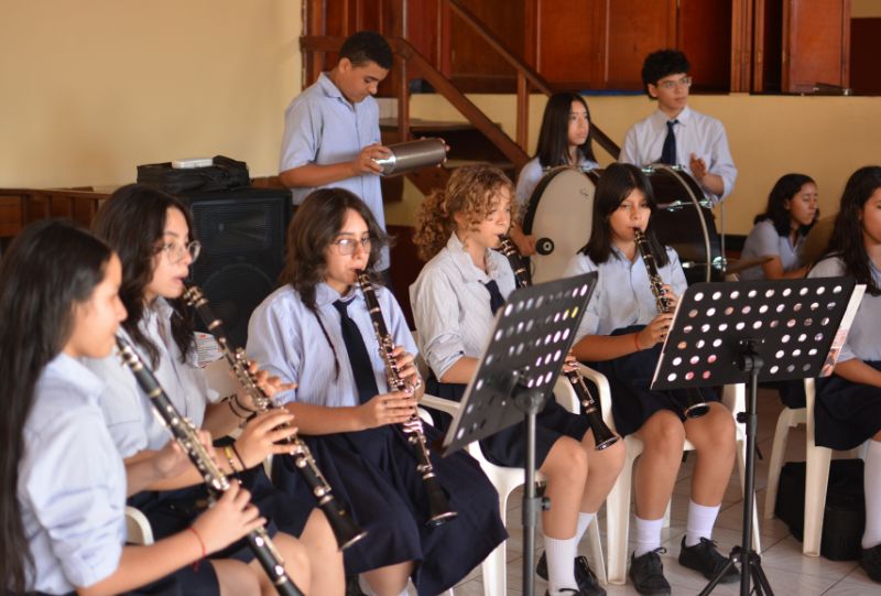 Residencias artísticas: UNAB acompañó a la Banda Sinfónica del Guanentá de San Gil