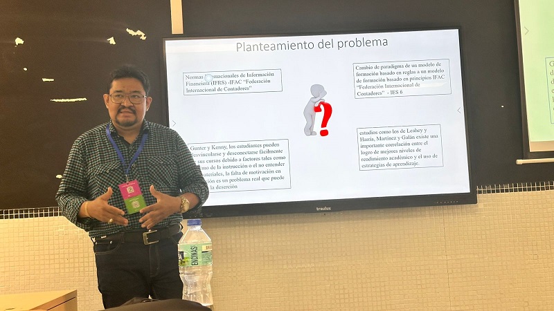 Profesor UNAB presentó su investigación sobre inteligencia artificial en congreso mundial