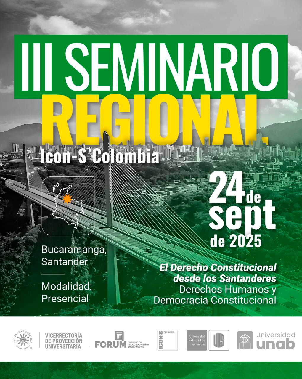 Derecho constitucional: tema central del III Seminario Regional ICON-S