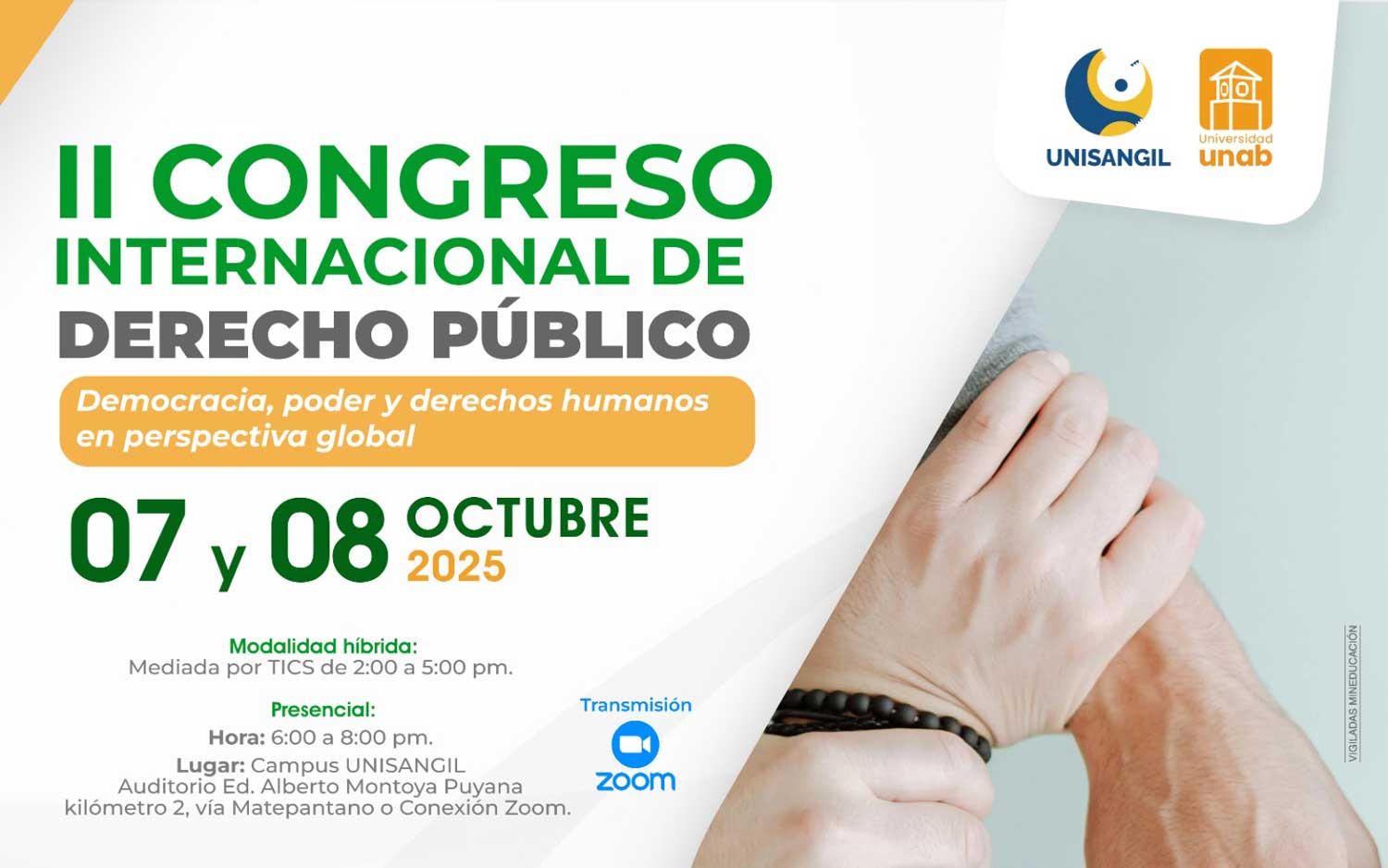 Llega el II Congreso Internacional de Derecho Público de Unisangil Yopal