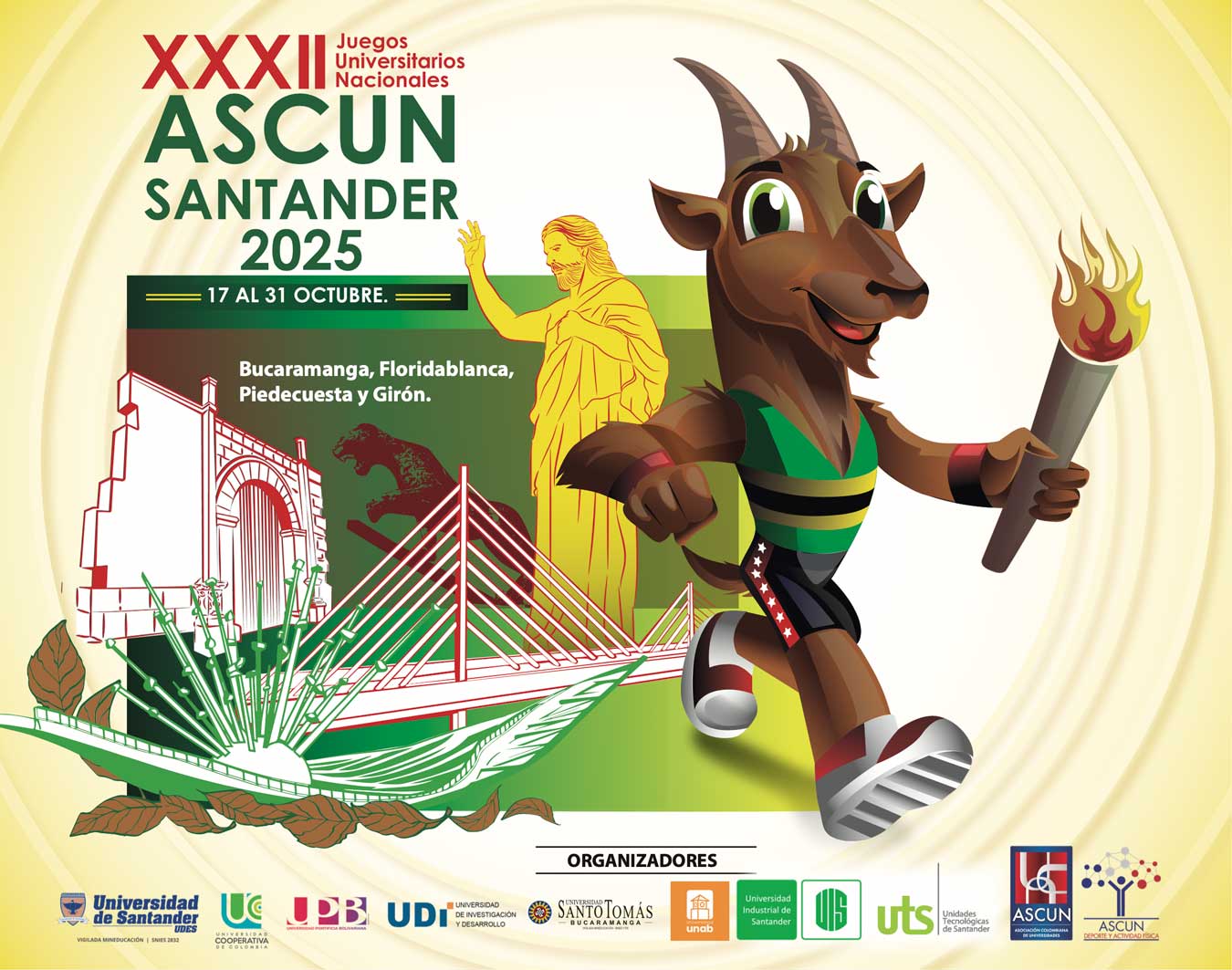UNAB será una de las sedes de la versión 32 de los Juegos Nacionales ASCUN