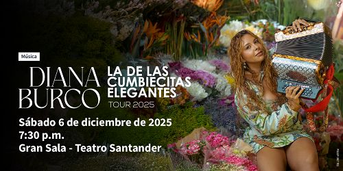 Descuento exclusivo comunidad UNAB: concierto Diana Burco