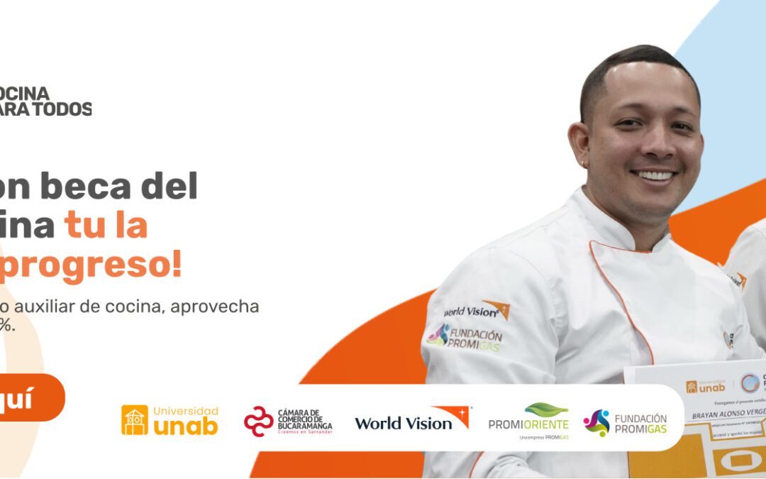 UNAB fortalece su apuesta por la formación para el trabajo con la segunda cohorte de Cocina para Todos Santander