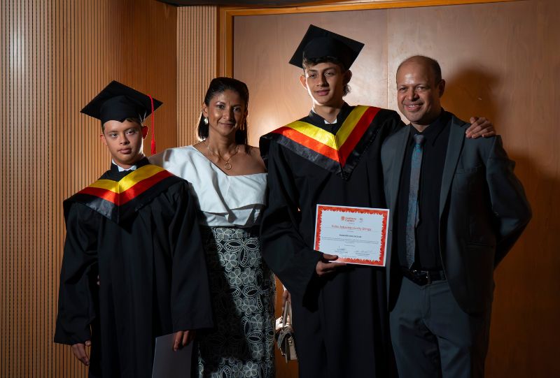 Una historia familiar que llena de orgullo al Instituto Caldas