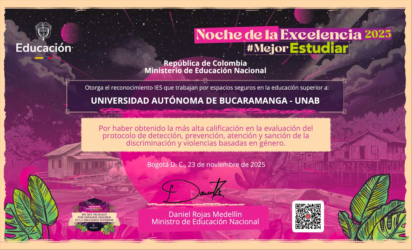 Protocolo de discriminación y género de la UNAB es reconocido como uno de los mejores del país