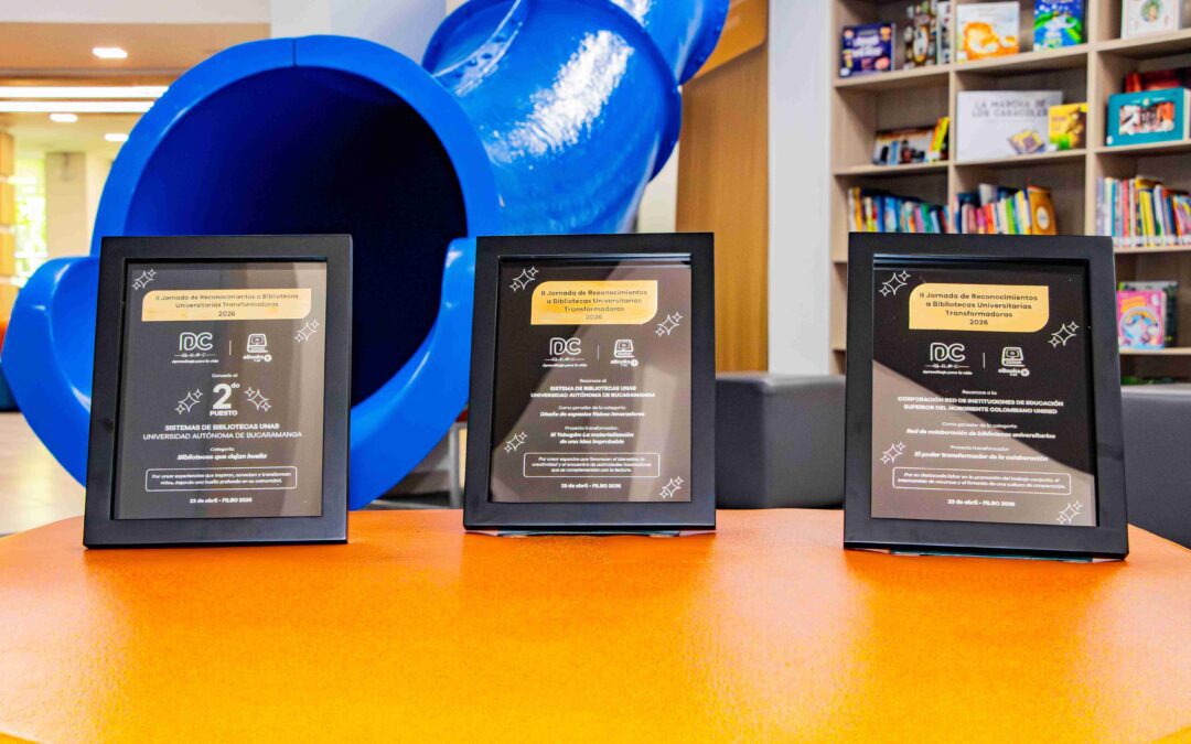 Sistema de Bibliotecas UNAB recibe reconocimientos nacionales en la FILBo 2026