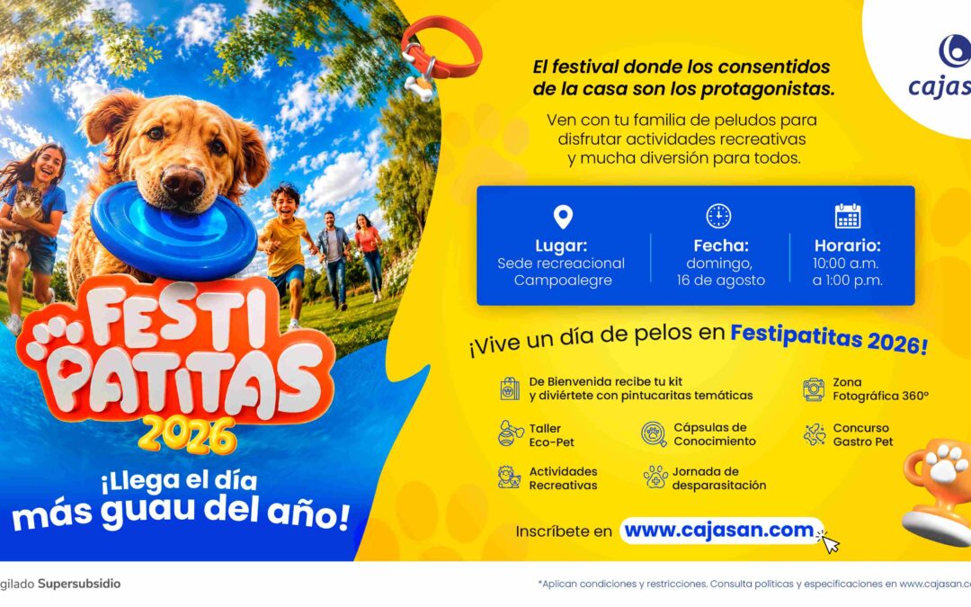 FestiPatitas 2026: un día para disfrutar con tu mascota