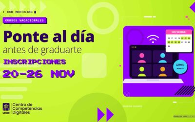 Próximamente cursos vacacionales de Competencias Digitales UNAB