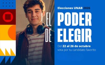 ¡Llegaron las Elecciones UNAB 2026! Del 22 al 26 de octubre, tu voto es el protagonista