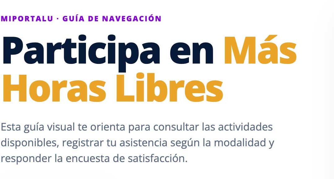 Esta es la nueva forma en que debes registrar tus horas libres